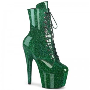 プリーザー Adore-1020GP Glitter Patent ブーツ レディース 緑 | SQNG-JAPAN