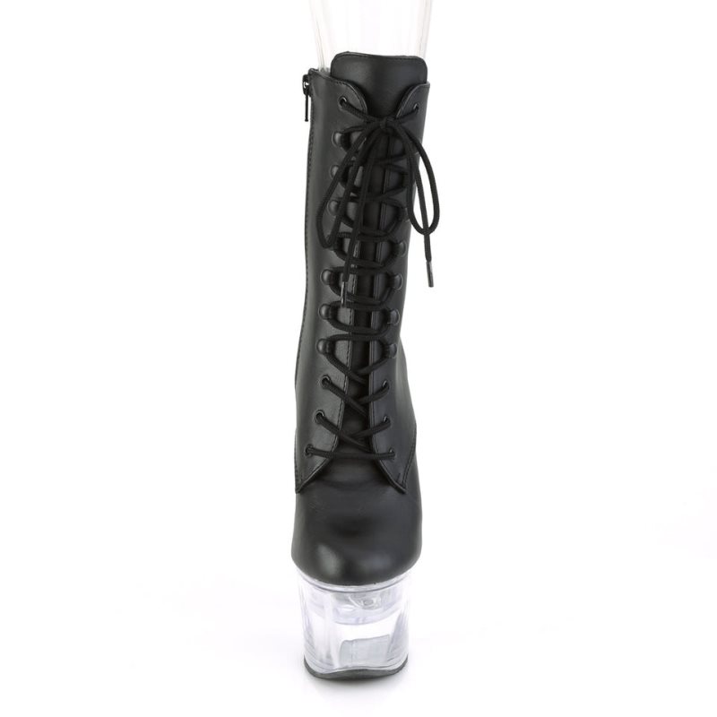 プリーザー Flashdance-1020-7 Vegan Leather ブーツ レディース 黒 | JWNS-JAPAN